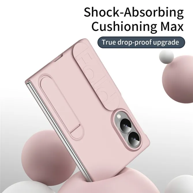 Coque Samsung Galaxy Z Fold 8 avec Anse de Maintien et Béquille Pliable