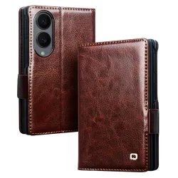 Housse Samsung Galaxy Z Fold 8 Cuir Véritable Portefeuille