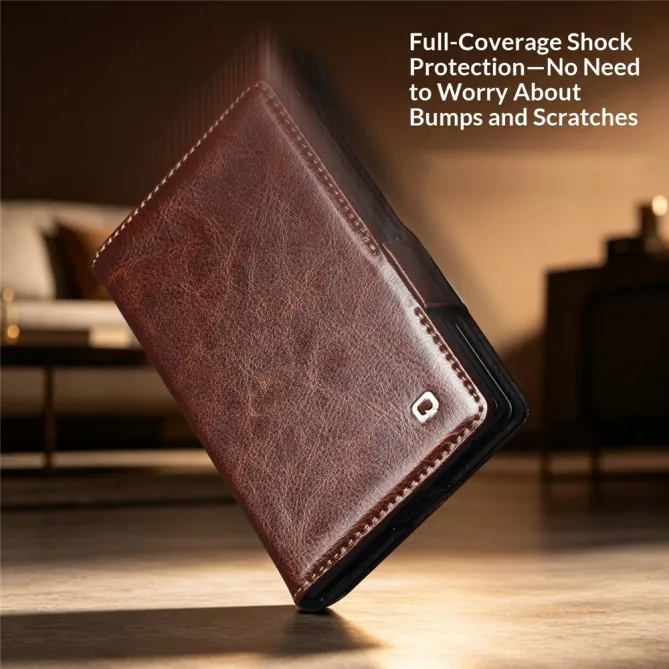 Housse Samsung Galaxy Z Fold 8 Cuir Véritable Portefeuille