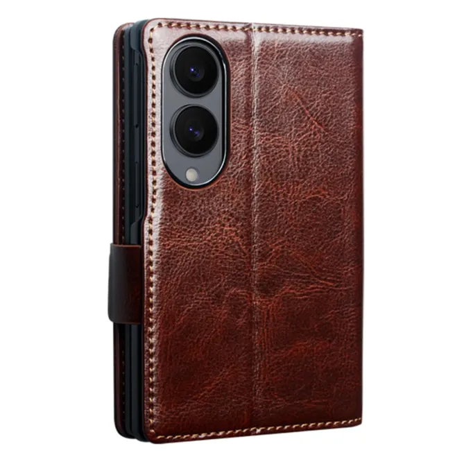 Housse Samsung Galaxy Z Fold 8 Cuir Véritable Portefeuille