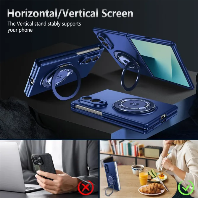 Coque Galaxy Z Fold 8 Magnétique Anneau Rotatif 360°