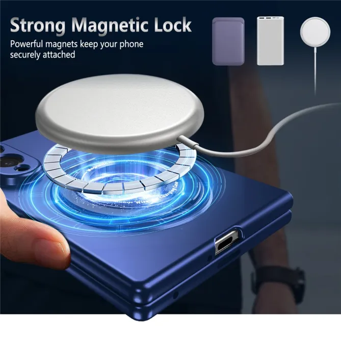 Coque Galaxy Z Fold 8 Magnétique Anneau Rotatif 360°