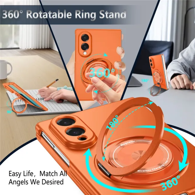 Coque Galaxy Z Fold 8 Magnétique Anneau Rotatif 360°