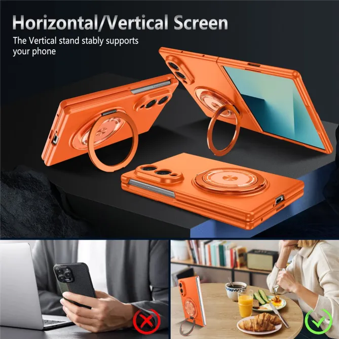 Coque Galaxy Z Fold 8 Magnétique Anneau Rotatif 360°