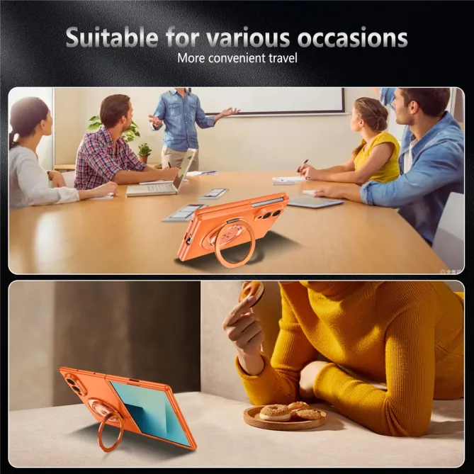 Coque Galaxy Z Fold 8 Magnétique Anneau Rotatif 360°
