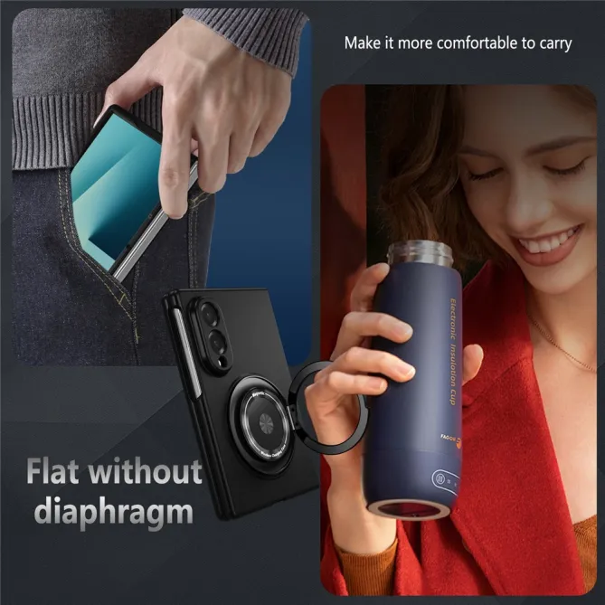 Coque Galaxy Z Fold 8 Magnétique Anneau Rotatif 360°