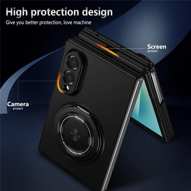 Coque Galaxy Z Fold 8 Magnétique Anneau Rotatif 360°