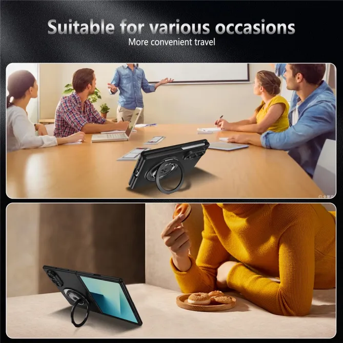 Coque Galaxy Z Fold 8 Magnétique Anneau Rotatif 360°