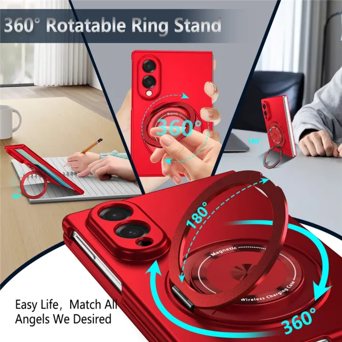 Coque Galaxy Z Fold 8 Magnétique Anneau Rotatif 360°