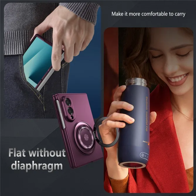 Coque Galaxy Z Fold 8 Magnétique Anneau Rotatif 360°