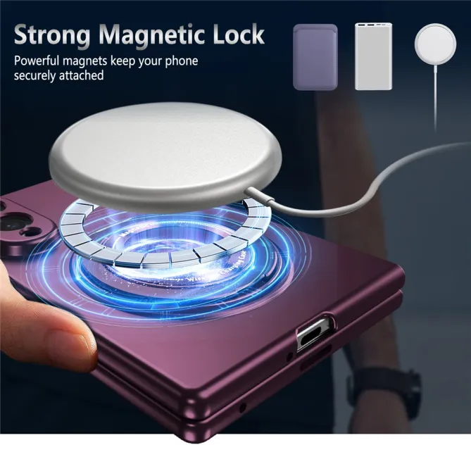 Coque Galaxy Z Fold 8 Magnétique Anneau Rotatif 360°