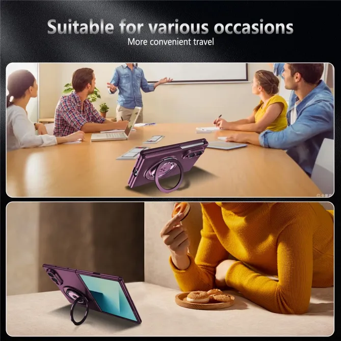 Coque Galaxy Z Fold 8 Magnétique Anneau Rotatif 360°