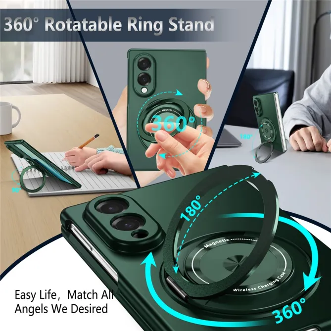 Coque Galaxy Z Fold 8 Magnétique Anneau Rotatif 360°