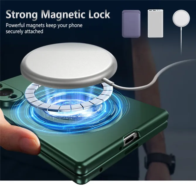 Coque Galaxy Z Fold 8 Magnétique Anneau Rotatif 360°