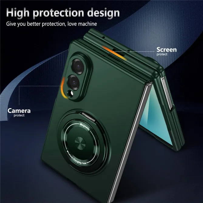 Coque Galaxy Z Fold 8 Magnétique Anneau Rotatif 360°