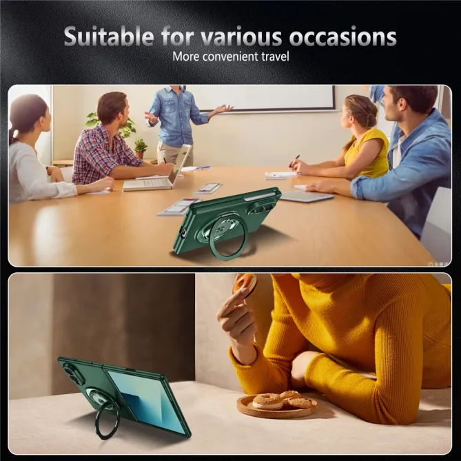 Coque Galaxy Z Fold 8 Magnétique Anneau Rotatif 360°
