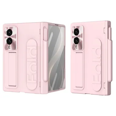 Coque Samsung Galaxy Z Fold 8 avec Sangle Passe-Doigts, Stylet et Verre Trempé