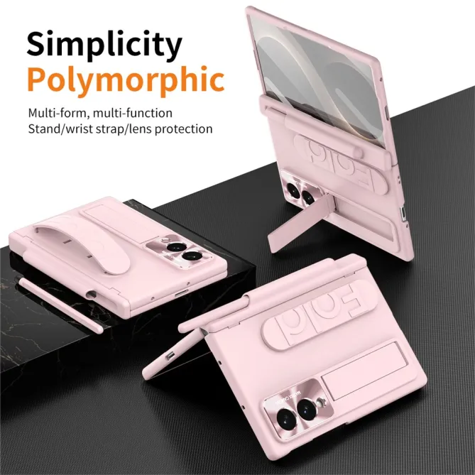 Coque Samsung Galaxy Z Fold 8 avec Sangle Passe-Doigts, Stylet et Verre Trempé