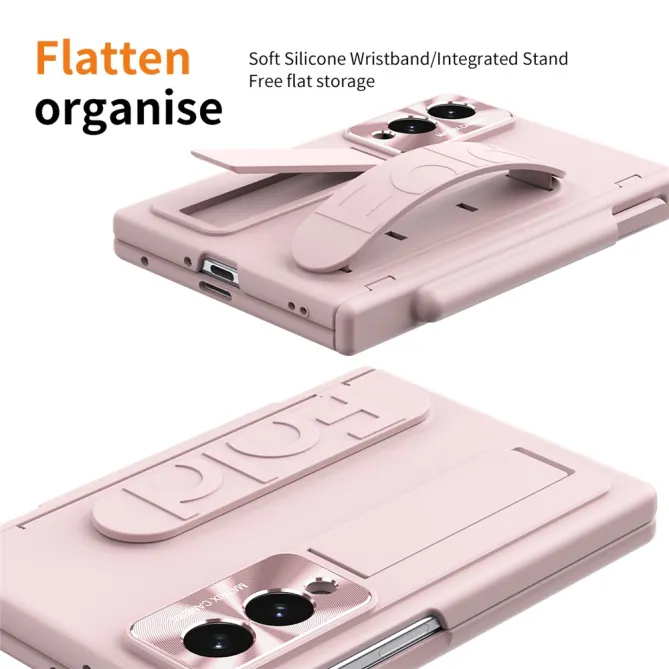 Coque Samsung Galaxy Z Fold 8 avec Sangle Passe-Doigts, Stylet et Verre Trempé