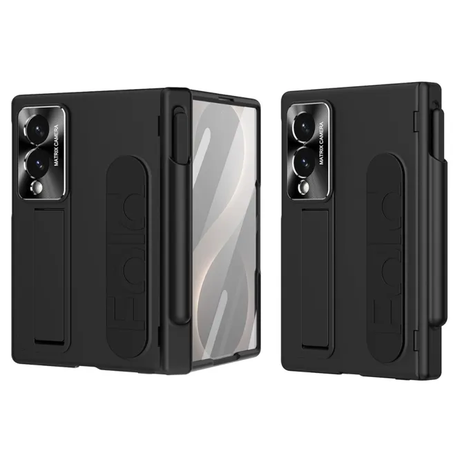 Coque Samsung Galaxy Z Fold 8 avec Sangle Passe-Doigts, Stylet et Verre Trempé