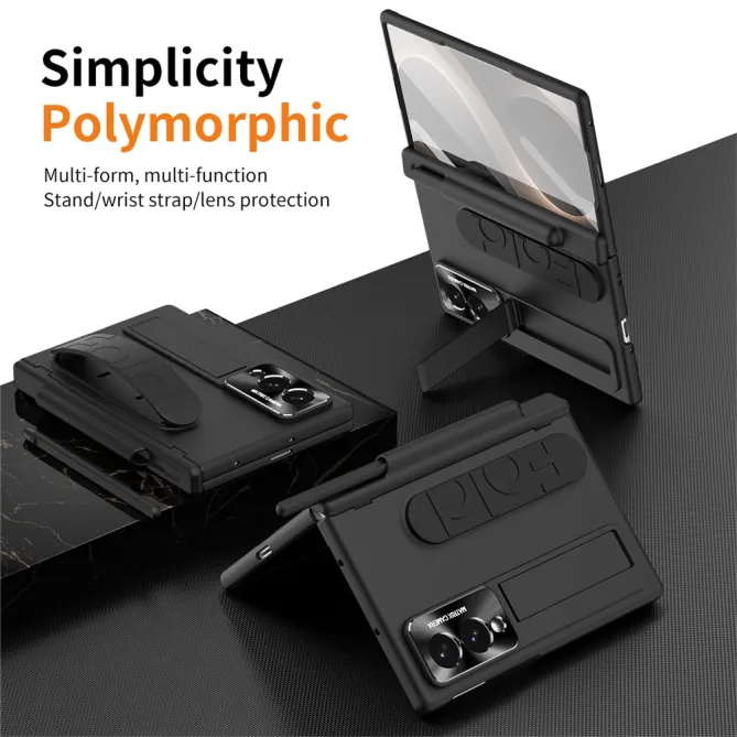 Coque Samsung Galaxy Z Fold 8 avec Sangle Passe-Doigts, Stylet et Verre Trempé