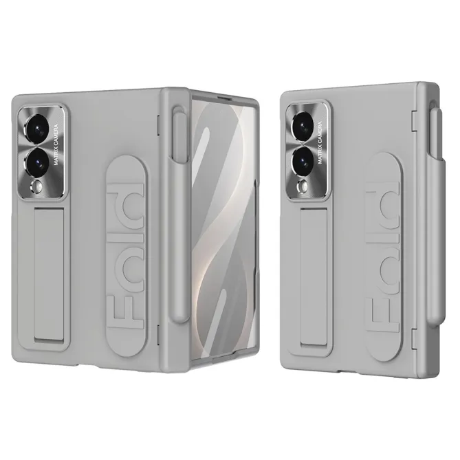 Coque Samsung Galaxy Z Fold 8 avec Sangle Passe-Doigts, Stylet et Verre Trempé