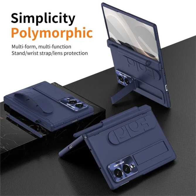 Coque Samsung Galaxy Z Fold 8 avec Sangle Passe-Doigts, Stylet et Verre Trempé
