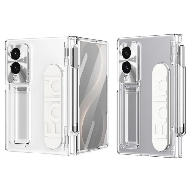 Coque Samsung Galaxy Z Fold 8 avec Sangle Passe-Doigts, Stylet et Verre Trempé