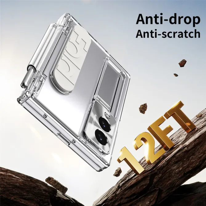 Coque Samsung Galaxy Z Fold 8 avec Sangle Passe-Doigts, Stylet et Verre Trempé