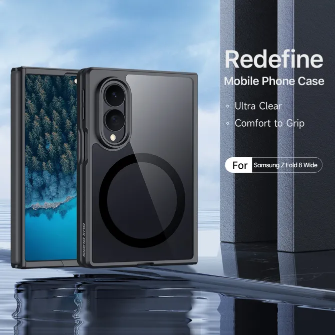 Coque Samsung Galaxy Z Fold 8 Magnétique Aimo Series Transparente