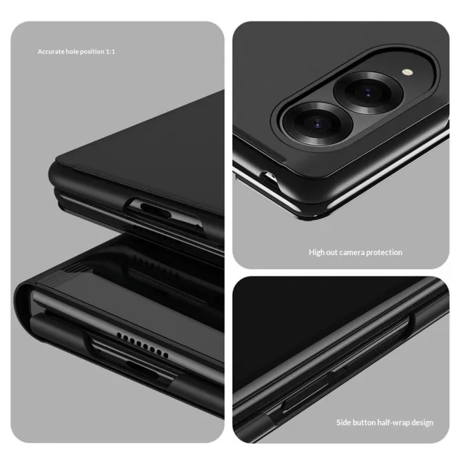 Housse Samsung Galaxy Z Fold 8 Clapet Effet Cuir avec Support