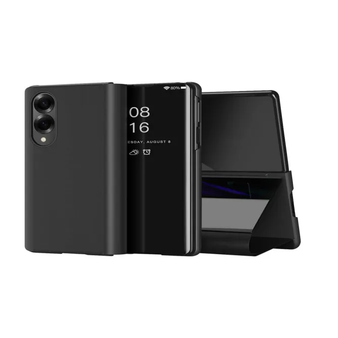 Housse Samsung Galaxy Z Fold 8 Clapet Effet Cuir avec Support