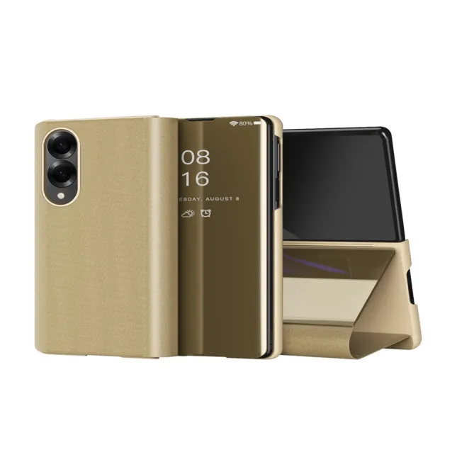 Housse Samsung Galaxy Z Fold 8 Clapet Effet Cuir avec Support
