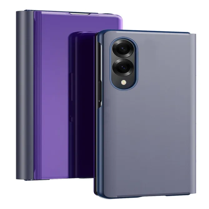 Housse Samsung Galaxy Z Fold 8 Clapet Effet Cuir avec Support