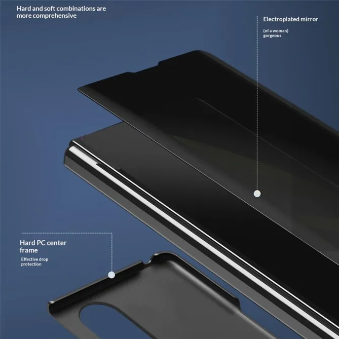 Housse Samsung Galaxy Z Fold 8 Clapet Effet Cuir avec Support