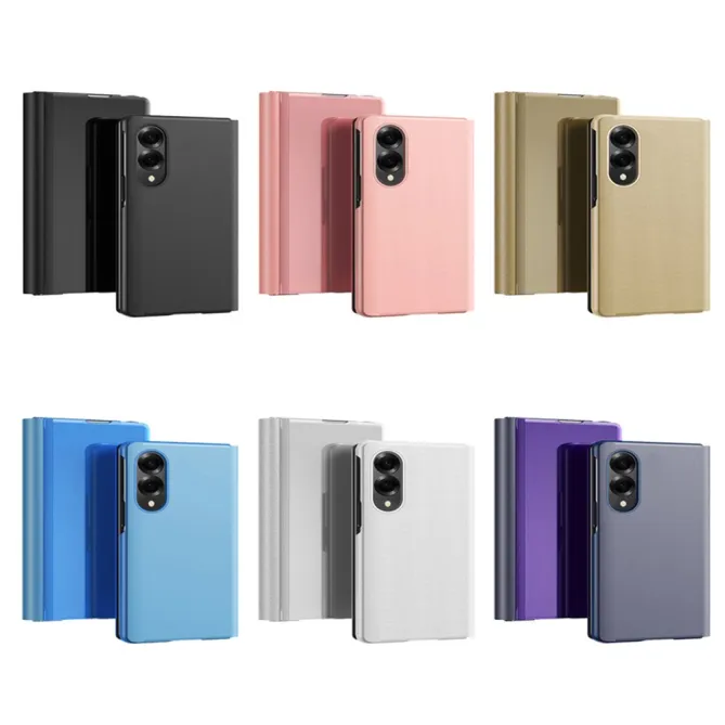 Housse Samsung Galaxy Z Fold 8 Clapet Effet Cuir avec Support