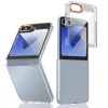 Coque Samsung Galaxy Z Flip 7 FE Transparente avec Verre Trempé Écran Externe