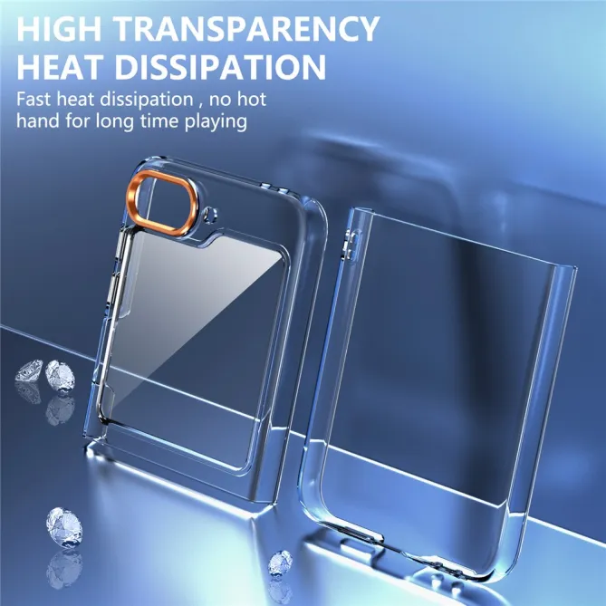Coque Samsung Galaxy Z Flip 7 FE Transparente avec Verre Trempé Écran Externe