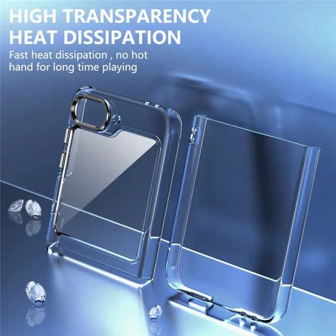 Coque Samsung Galaxy Z Flip 7 FE Transparente avec Verre Trempé Écran Externe