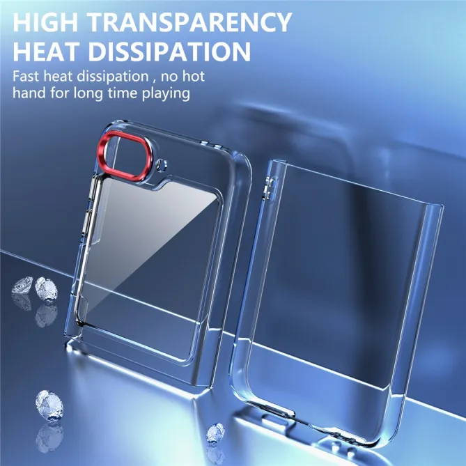Coque Samsung Galaxy Z Flip 7 FE Transparente avec Verre Trempé Écran Externe