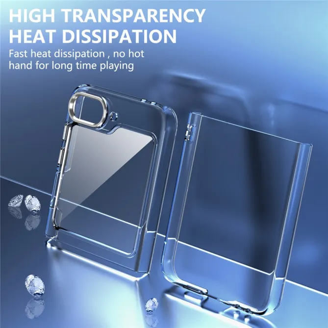 Coque Samsung Galaxy Z Flip 7 FE Transparente avec Verre Trempé Écran Externe