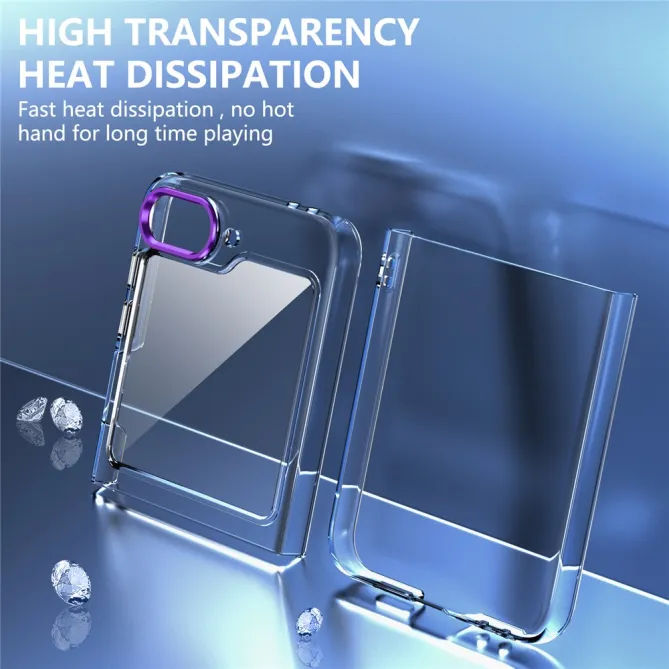 Coque Samsung Galaxy Z Flip 7 FE Transparente avec Verre Trempé Écran Externe