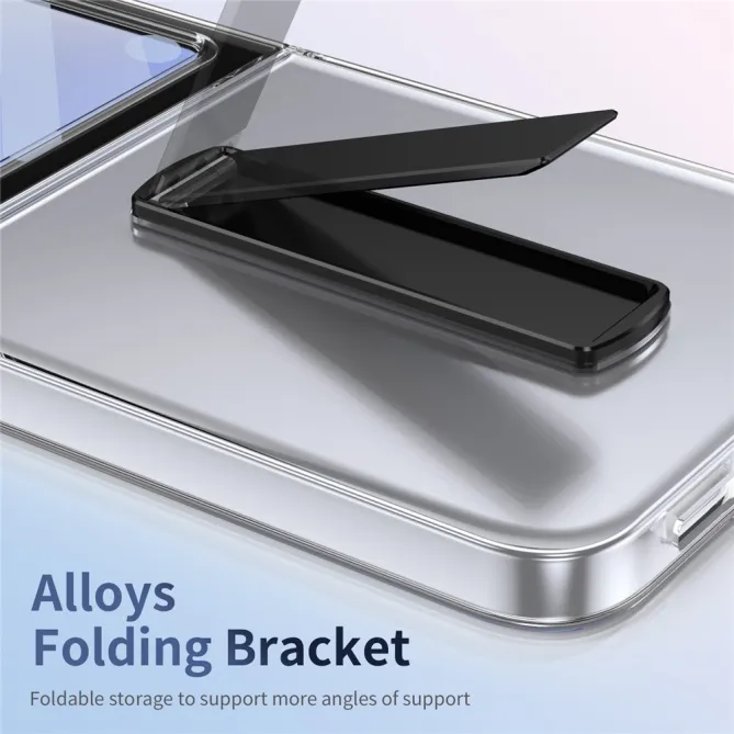 Coque Galaxy Z Flip7 FE / Z Flip 6 Transparente Support Integre