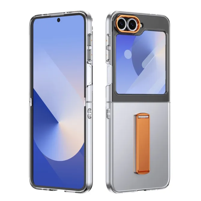 Coque Galaxy Z Flip7 FE / Z Flip 6 Transparente Support Integre