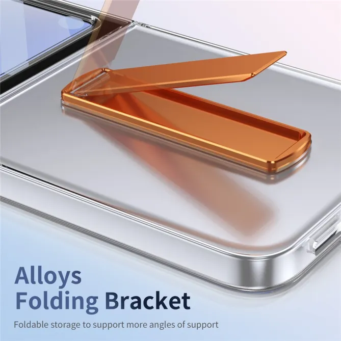 Coque Galaxy Z Flip7 FE / Z Flip 6 Transparente Support Integre
