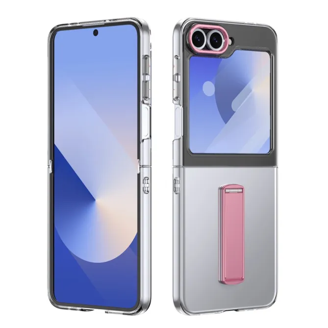 Coque Galaxy Z Flip7 FE / Z Flip 6 Transparente Support Integre