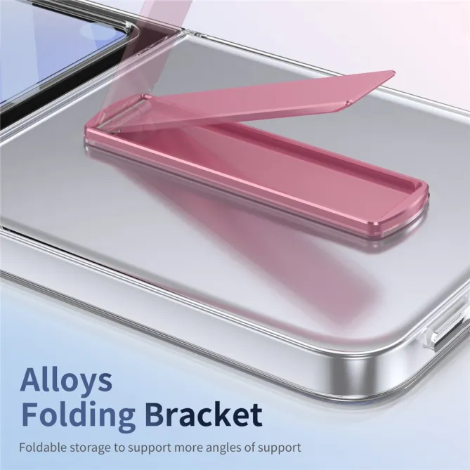 Coque Galaxy Z Flip7 FE / Z Flip 6 Transparente Support Integre