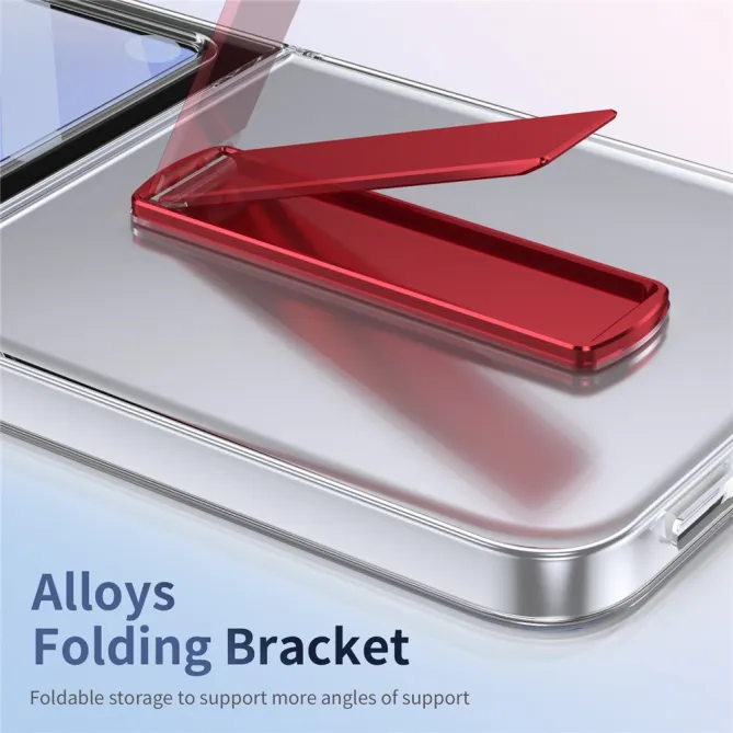 Coque Galaxy Z Flip7 FE / Z Flip 6 Transparente Support Integre