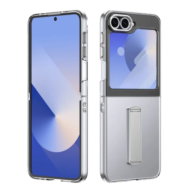 Coque Galaxy Z Flip7 FE / Z Flip 6 Transparente Support Integre