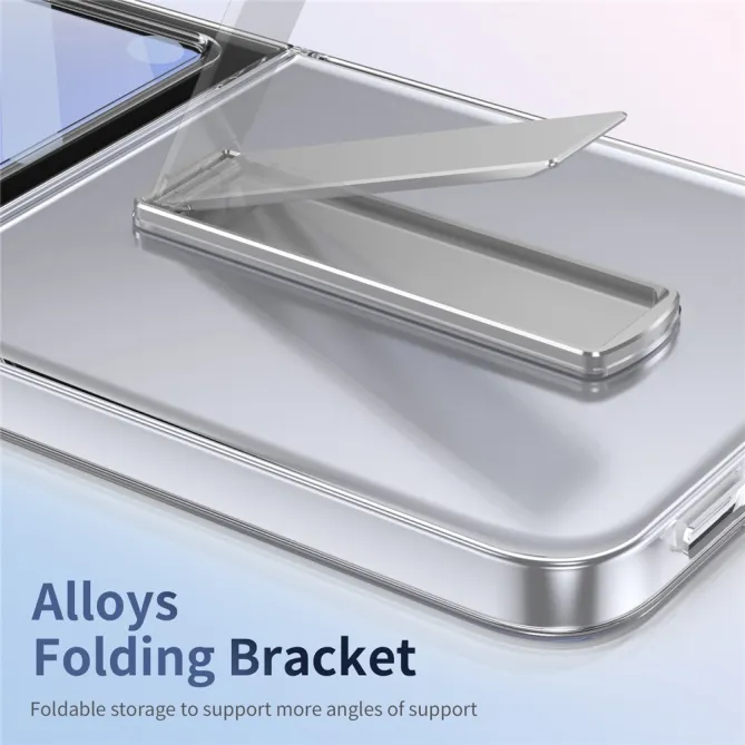 Coque Galaxy Z Flip7 FE / Z Flip 6 Transparente Support Integre